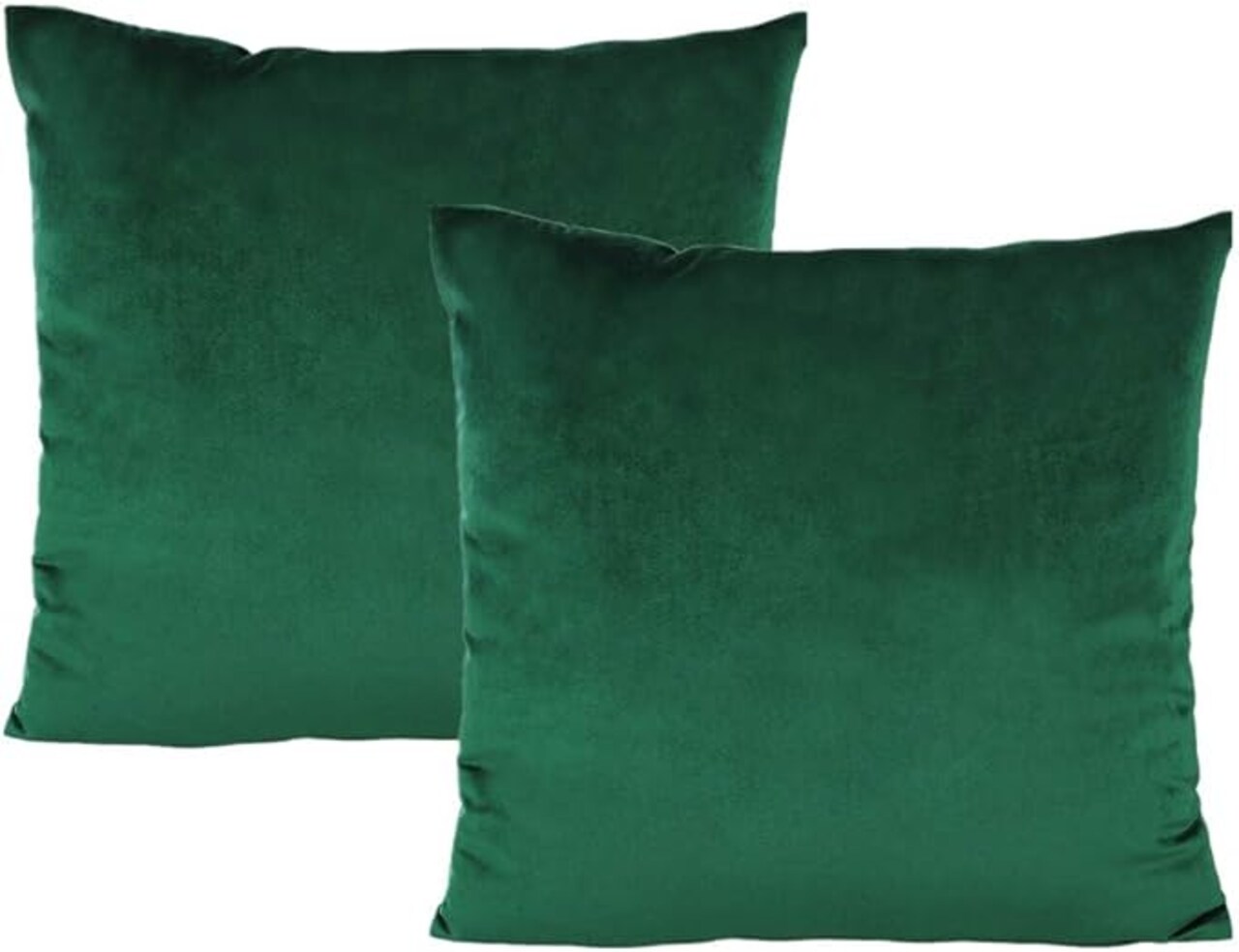 20x20 Throw Pillow Covers Set of 2 Emerald Dark Green Velvet Decor Xmas Cushion Cases Decorative Home Christmas Decoration for Car Couch Sofa Bedroom Office